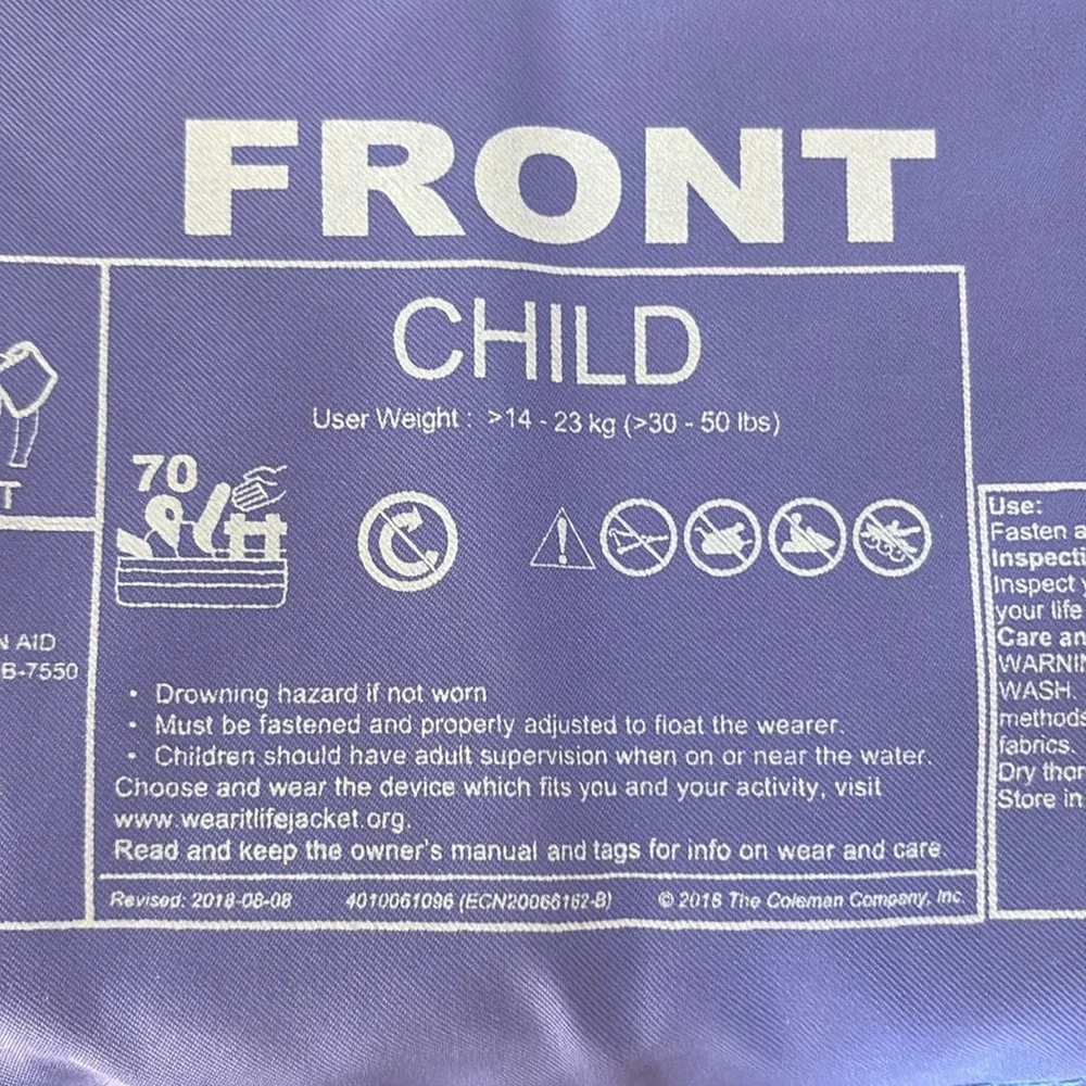 Coleman Unicorn Swim Vest for Kids